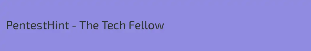 PentestHint - The Tech Fellow